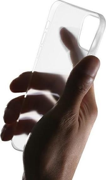 Actual product image Usams Case Gentle iPhone 12 Pro Max 6.7" biały/transparent white IP12PMQR02 (US-BH610) (Apple iPhone 12 Pro Max)
