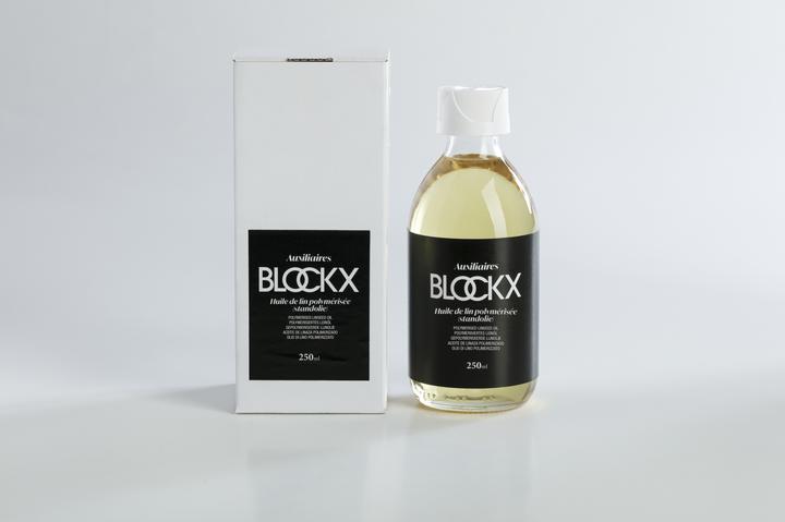 Image du produit BlockX Huile de lin polymérisée (standolie) 250 ml - Flacon en verre - (250 ml)