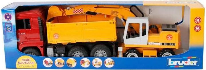 Produktbild Bruder Man Kipplastwagen mit Schaufelbagger