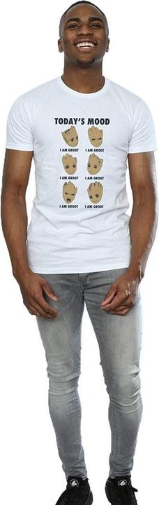 Actual product image Guardians of the Galaxy Mens Today's Mood Baby Groot Cotton T-Shirt (XXL)
