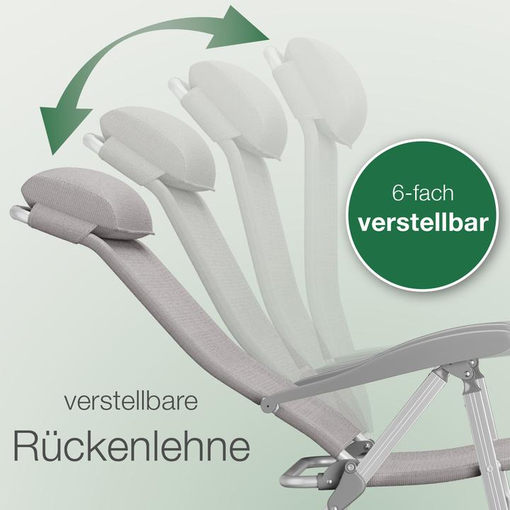 Actual product image Aktivshop Folding chair active camping with leg rest