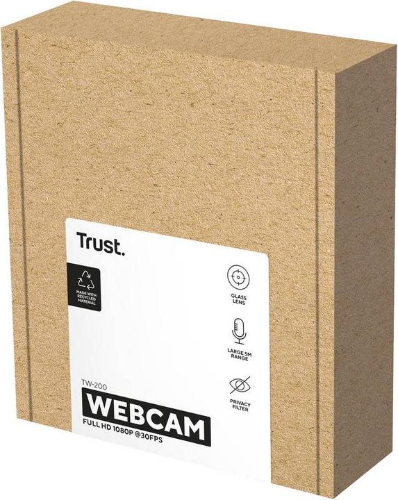 Image du produit Trust TW-200 FULL HD WEBCAM ECO FRIEN (2.10 Mpx)