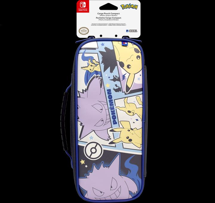 Actual product image HORI Cargo Pouch Compact - Pikachu, Gengar, Mimigma (Switch OLED, Switch)