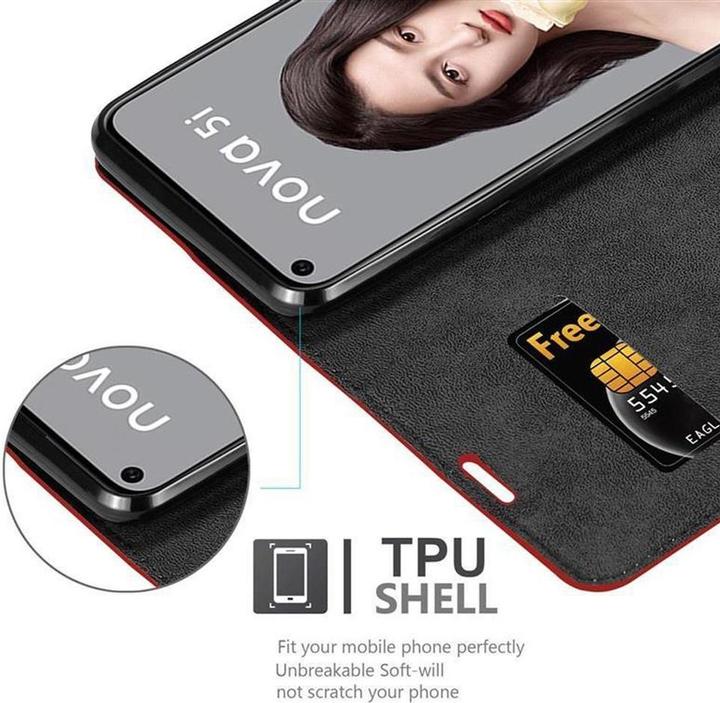 Actual product image Cadorabo Book Invisible Magnet Cover (Huawei P20 Lite, Huawei Nova 5i)