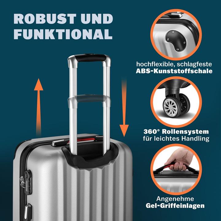 Produktbild Monzana Kofferset (89 l, Handgepäck (bis 50l), M (50 - 90l), L (90 - 115l))