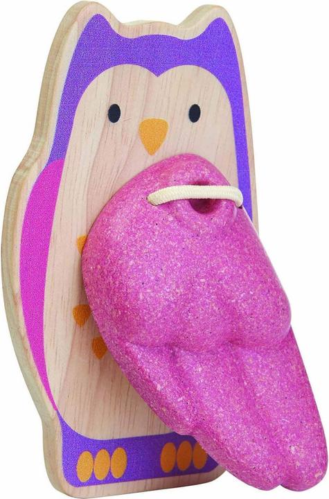 Produktbild Plantoys Holz Musikinstrument Percussion Eule 6434 (Deutsch, Französisch, Italienisch, Englisch)