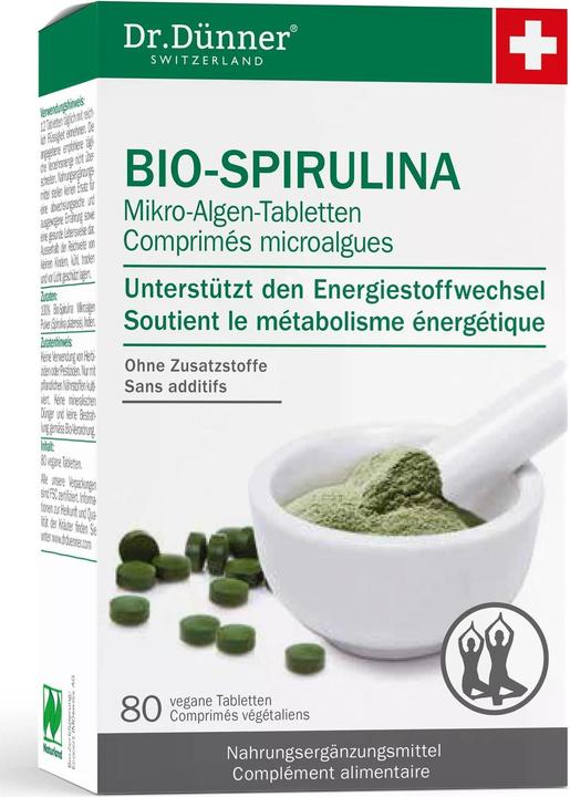 Dr. Dünner PhytoWorld BioSpirulina Tabletten (80 Stück, Tabletten, 64 g)