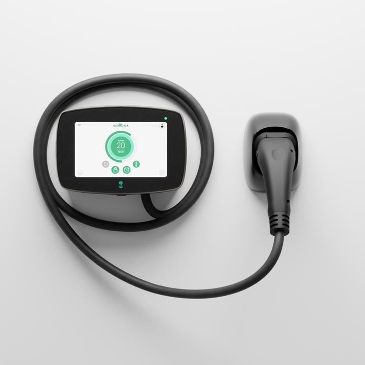 Image du produit Wallbox Chargeur Commander 2 pour véhicules électriques, câble de 5 mètres Type 2, 11kW, OCCP + RFID + DC (Type 2, 11 kW, 16 A)