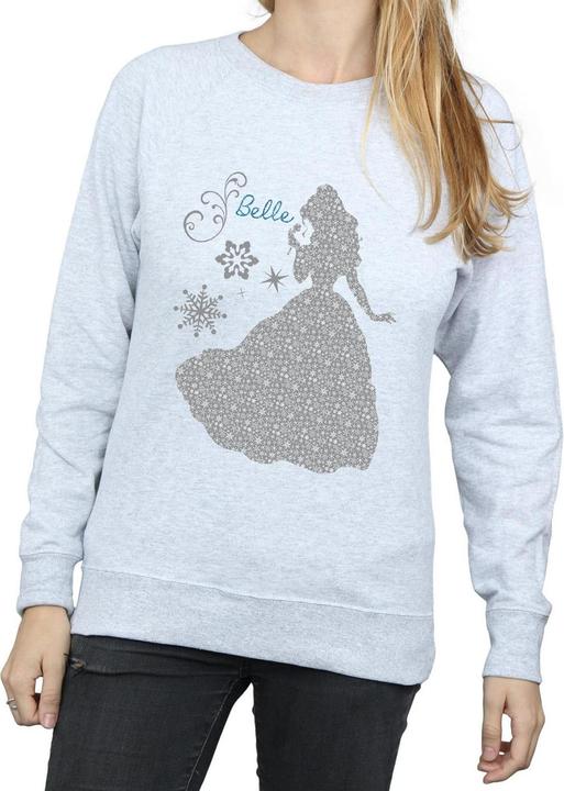 Produktbild Disney Princess Belle Christmas Silhouette Sweatshirt (M)