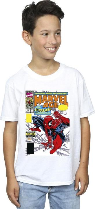 Actual product image Boys Spider-Man Age Comic Cover T-Shirt (140, 146)