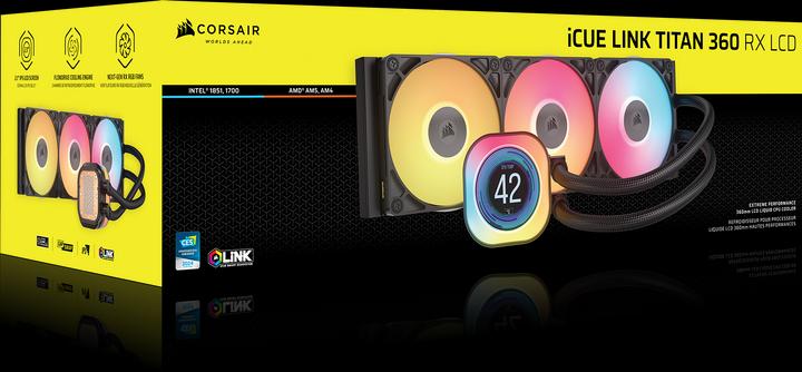 Actual product image Corsair iCUE Link Titan RX 360