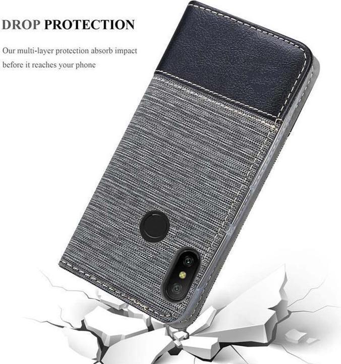 Image du produit Cadorabo Couverture look jeans Book (Mi A2 lite, Xiaomi Redmi 6 Pro)