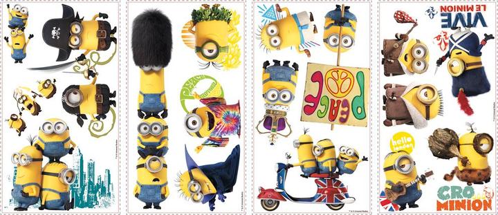 Produktbild Minions Wandsticker Klein (25 x 45 cm)