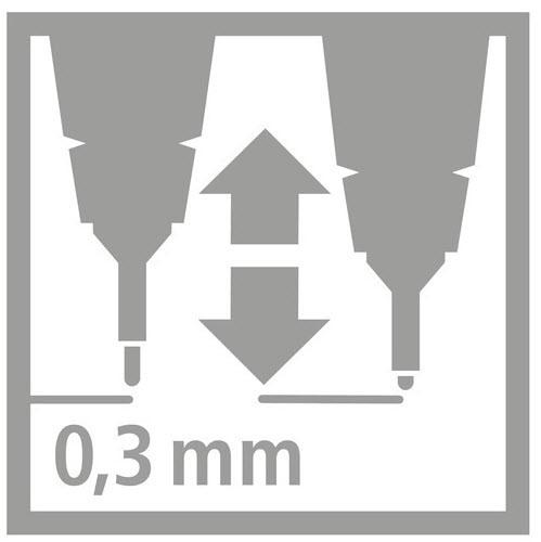 Image du produit STABILO SENSOR F Finliner avec taille-crayon à ressort (Purple, 1 x)
