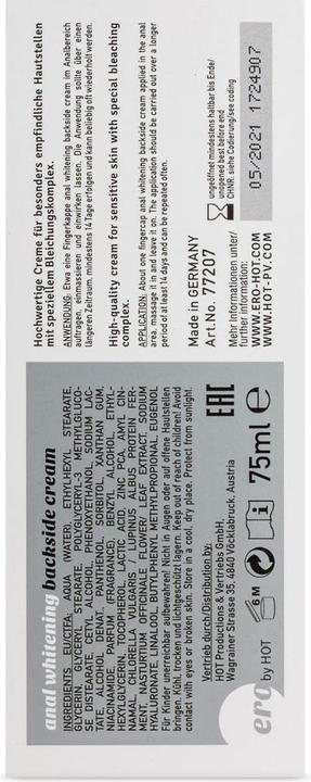 Produktbild HOT Anal Whitening Cream