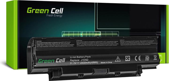 Produktbild GreenCell DE01 Akku J1KND für Dell Inspiron N4010 N5010 13R 14R 15R 17R (6 Zellen, 4400 mAh)