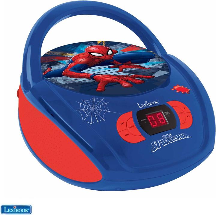 Actual product image Lexibook CD player Spider Man