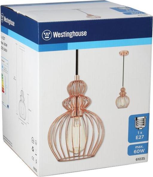 Image du produit Westinghouse Suspension Cage Cuivre avec 1 lampe (E27)
