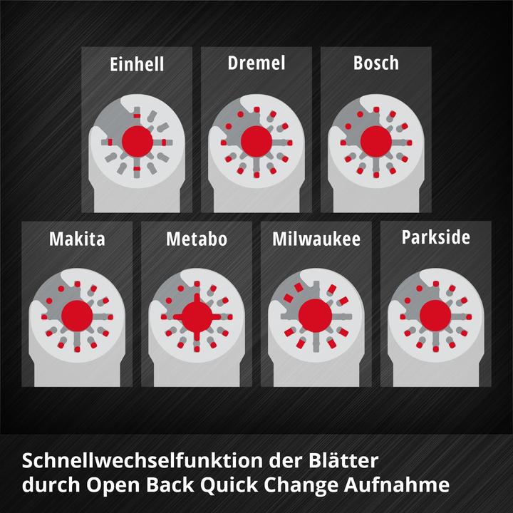 Produktbild Einhell Multitool-Set, 708135, XL-PLUS-Case, 35-teilig