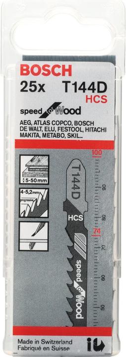 Actual product image Bosch Professional Zubehör T 144 D, pack of 25