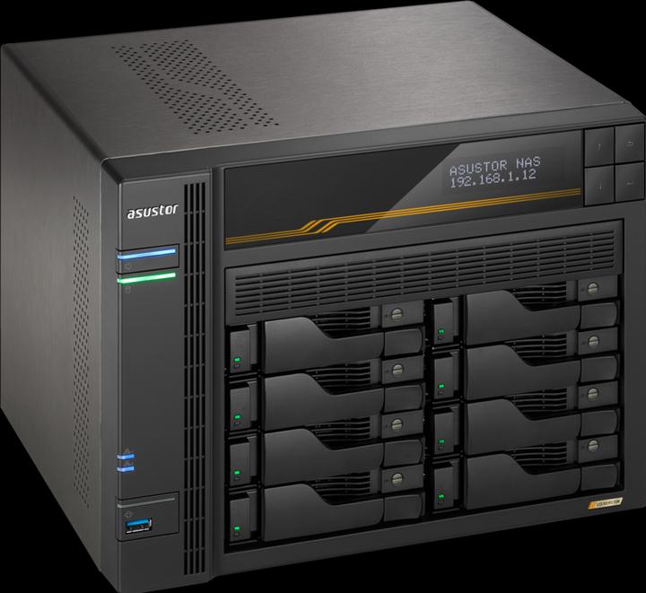 Actual product image Asustor LOCKERSTOR 8 Gen3 AS6808T