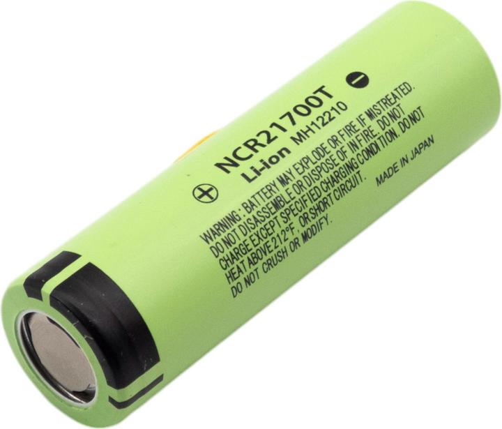 Actual product image Purecrea Li-Ion Akku 3.7V 4800mAh NCR21700T mit Flachpol (1 pcs., 21700, 4800 mAh)