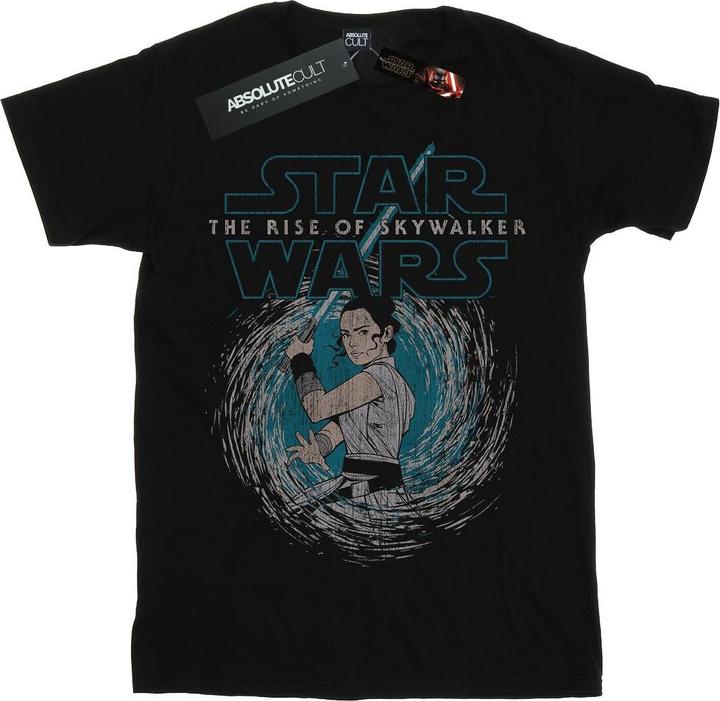 Produktbild Star Wars The Rise Of Skywalker Rey Whirl TShirt Mädchen (152, 158)