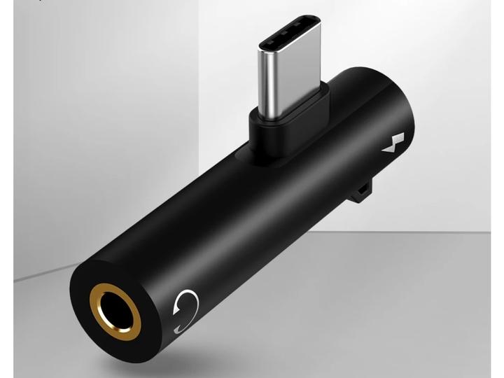 Immagine prodotto PowerGuard Adattatore per cuffie e ricarica con jack per cuffie USB-C da 3,5 mm (USB tipo C, Jack da 3.5mm)