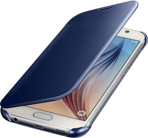 Produktbild PhoneLook Hülle Clear View Cover dunkelblau (Samsung Galaxy S7)