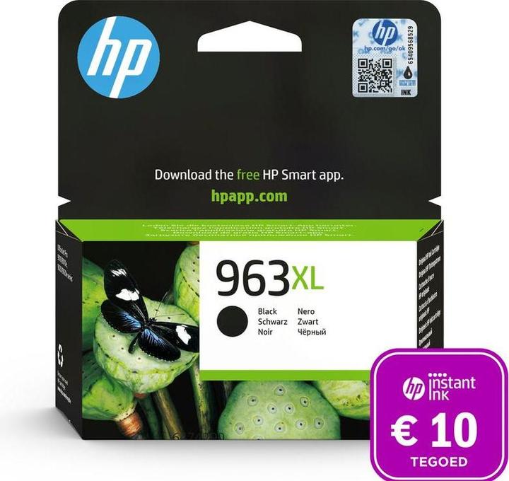 Actual product image HP 963XL - Inktcartridge Zwart + Instant Ink tegoed