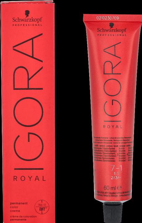 Actual product image Schwarzkopf Professional Igora Royal (7-1 Mid blonde Cendre)