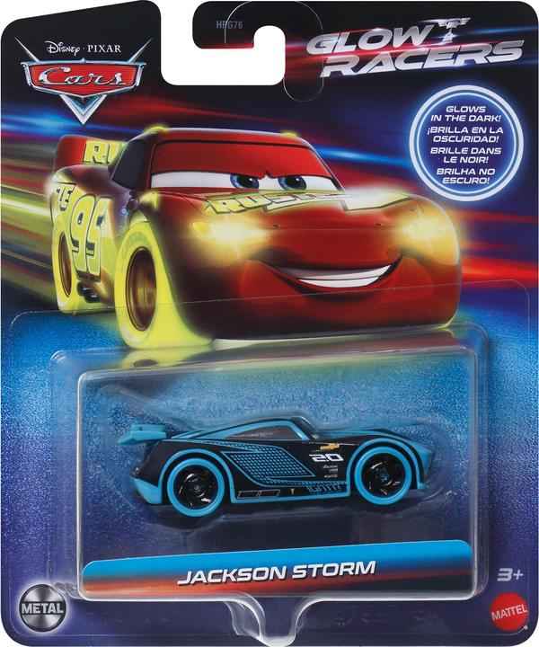 Mattel Disney and Pixar Cars Glow Racers J