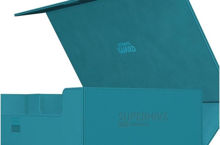 Image du produit Ultimate Guard Boîte à cartes XenoSkin Superhive 550+ bleu pétrole