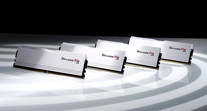 Produktbild G.Skill D532GB 6000-36 Ripjaws M5 wh K2 GSK (F5-6000J3636F16GX2-RM5RW) (2 x 16GB, 6000 MHz, DDR5-RAM, DIMM)