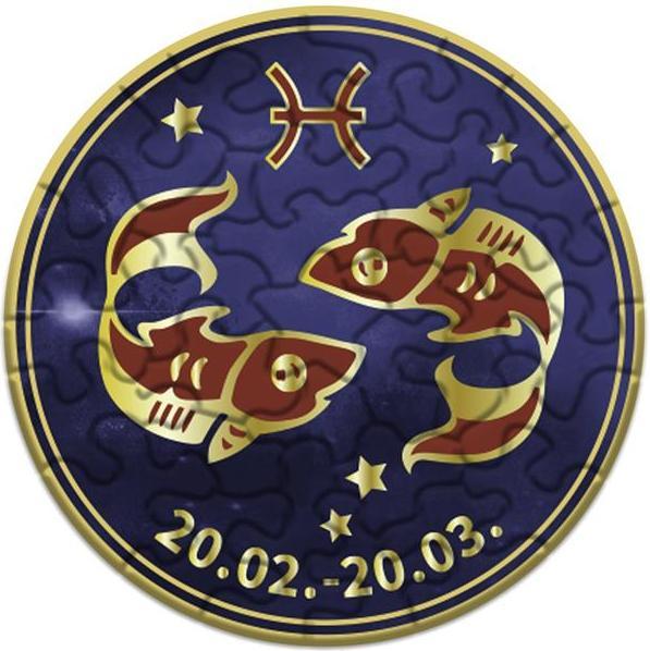 Produktbild Bärenpresse Curiosi Puzzle - Sternzeichen Fische (19 Teile)