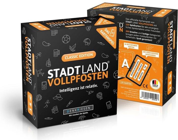 Produktbild Denkriesen Stadt Land Vollpfosten - Intelligenz ist relativ (Deutsch)