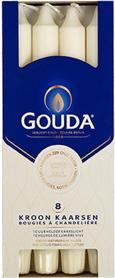 Produktbild Gouda Kronenkerzen Elfenbein 8 Stück (8 Stk.)