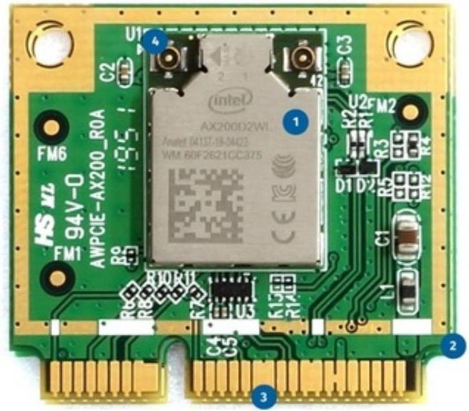 Produktbild Alfa Network AWPCIE-AX200 - Hocheffiziente Intel AX200 mini PCIe WiFi6 und BT5 Karte (PCIe, USB 2.0)