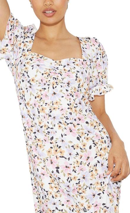 Produktbild Dorothy Perkins Midikleid Herzausschnitt Puffärmel (40 D)