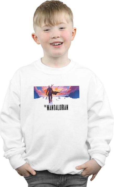 Immagine prodotto Star Wars The Mandalorian Landscape Felpa Ragazzi (116)