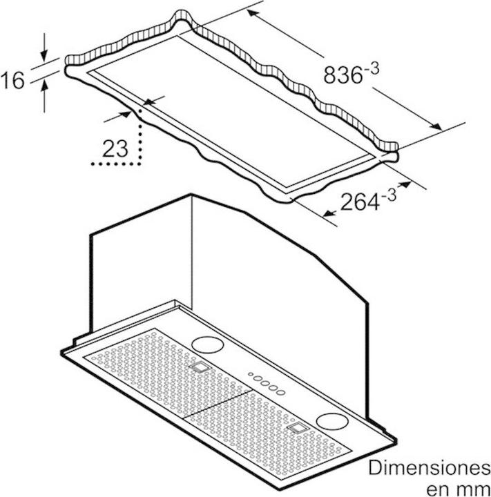 Actual product image Balay 3BF859XP (Substructure hood)
