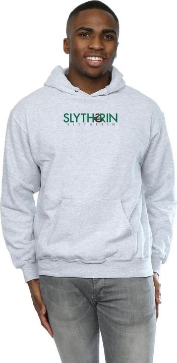 Actual product image Mens Slytherin Text Hoodie (XL)