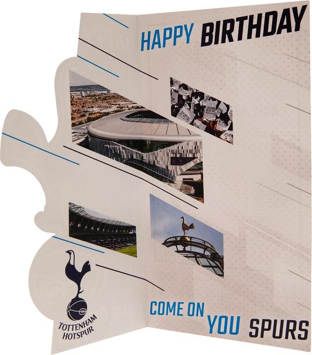 Actual product image Tottenham Hotspur FC Spurs Birthday Card