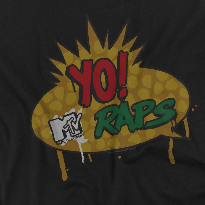 Actual product image Yo! MTV Raps Mens Logo T-Shirt (XL)