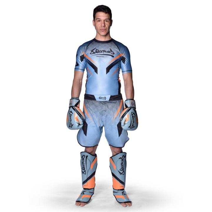 Actual product image 8Weapons Fight Shorts, Shift, ice-grey orange, XXL (XXL)