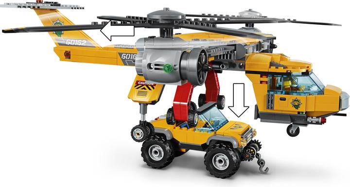 Immagine prodotto LEGO Elicottero Jungle Air Drop (60162, LEGO City)