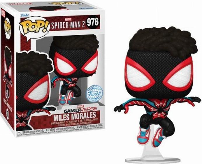 Actual product image Funko Pop! Games: Spider-man 2 Video Game - Miles Morales (Evolved Suit) (Special Edition) #976 Viny