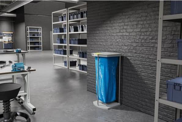 Actual product image Hailo ProfiLine MSS XXXL, bin liner stand, 120 litres (120 l)