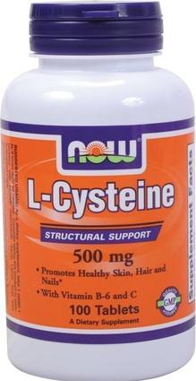 Now Foods L-Cystein 500mg 100 Tabletten
