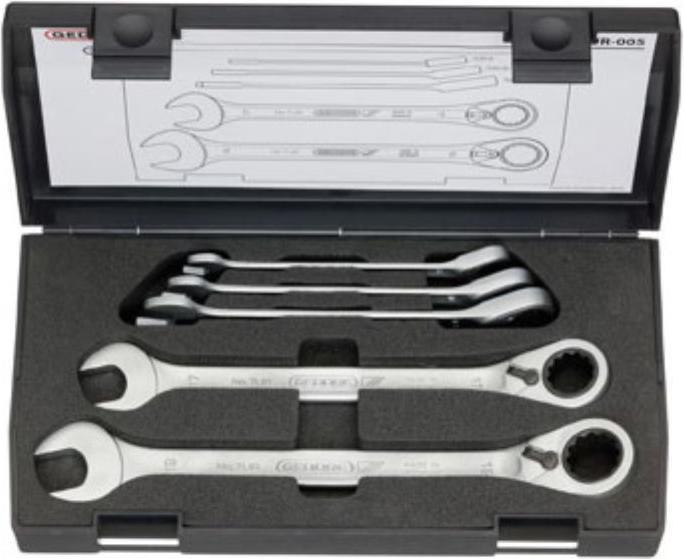 Immagine prodotto Gedore Set di chiavi a cricchetto combinate (18 mm, 19 mm, 9 mm, 8 mm, 10 mm, 14 mm, 11 mm, 12 mm, 17 mm, 15 mm, 13 mm, 16 mm)